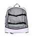 Enrico Benetti Transavia Cabin Rugzak 40x30x20cm Underseater Lila GRATIS adreslabel, oogmasker en oordopjes