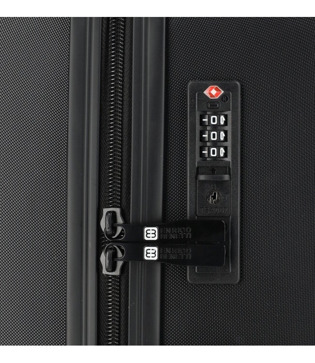 Enrico Benetti Edmonton Koffer Medium Zwart 67x40x25cm