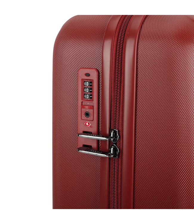 Decent Decent Paradiso Set de Valises Rouge 76x45x30cm