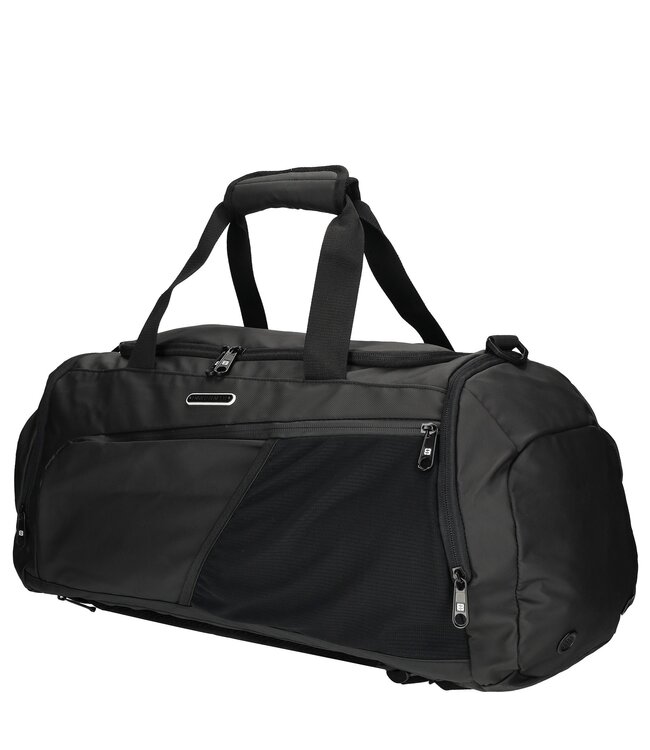 Enrico Benetti Sporttas / Reistas / Rugzak Zwart 55x30x25cm - Cabin Luggage - Polyester - handbagage