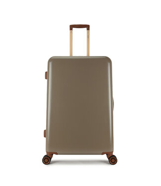 Decent Retro Grote Koffer Taupe 96L 76x48x30cm