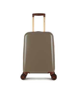 Decent Retro Handbagage Koffer Taupe 35L 55x35x20cm