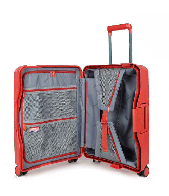 Decent SMART Handbagage koffer Rood 55X40X20 CM