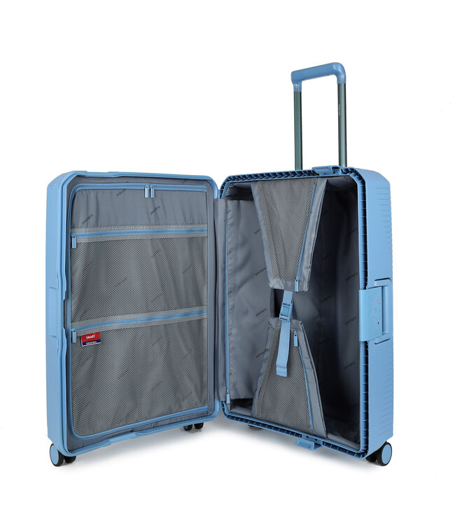 Decent SMART Medium koffer Lichtblauw 67X46X27 CM