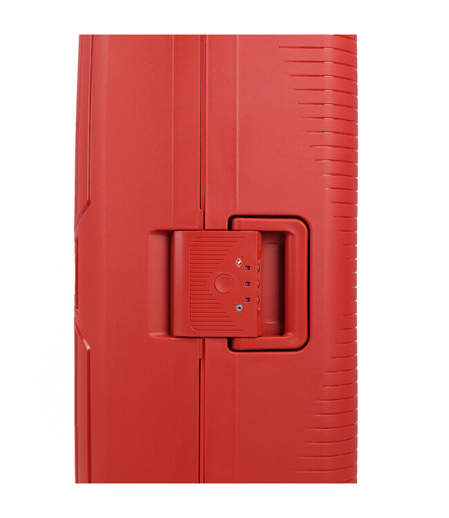 Decent SMART koffer groot Rood 77X54.5X32,5 CM