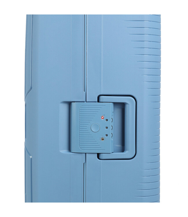 Decent SMART koffer groot Lichtblauw 77X54.5X32,5 CM