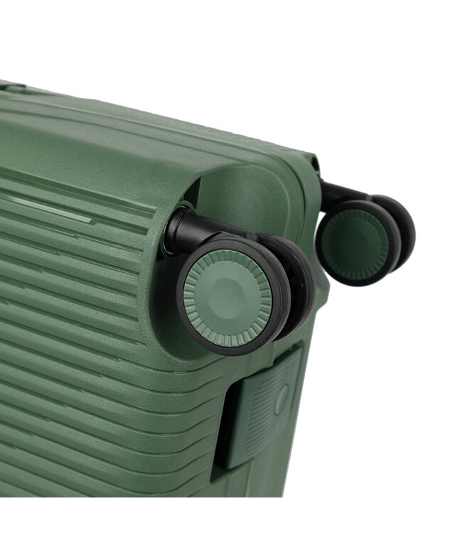 Decent Decent Set de Valises Vert Olive 77x54x31cm