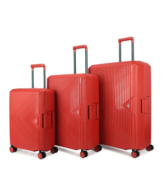 Decent Decent Set de Valises Rouge 77x54x31cm