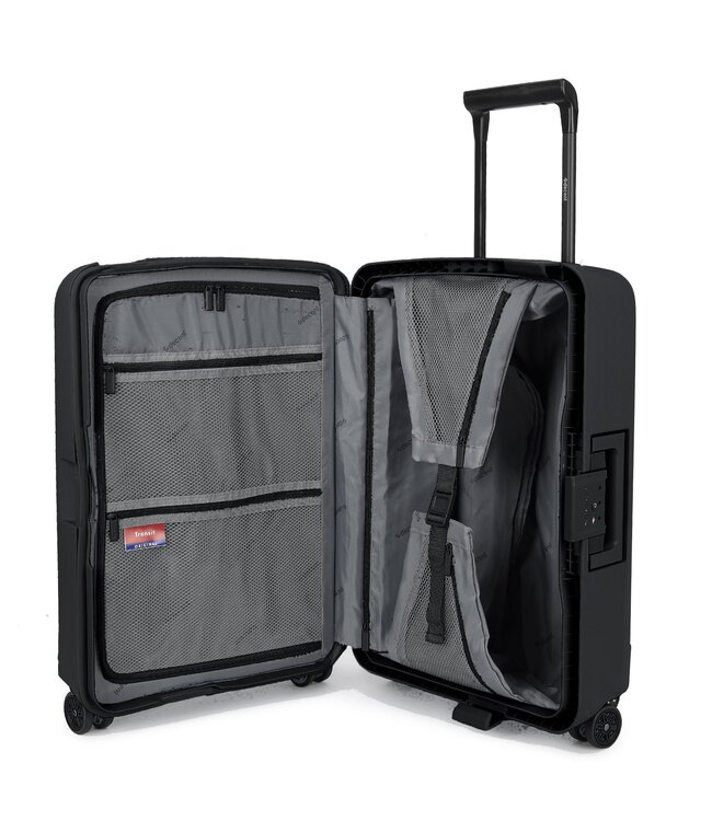 Decent Transit 2.0 Handbagage koffer Zwart 55X37X23 CM