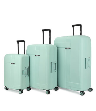 Decent Decent Set de Valises Vert 82x54x33cm