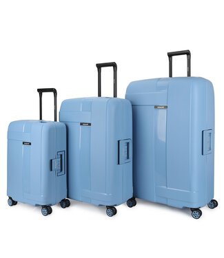 Decent Decent Set de Valises Bleu 82x54x33cm