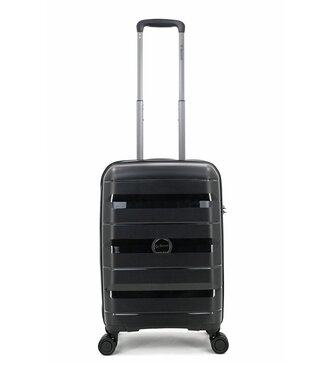 Decent Straight-Line Handbagage koffer Zwart 35L 55x35x20cm