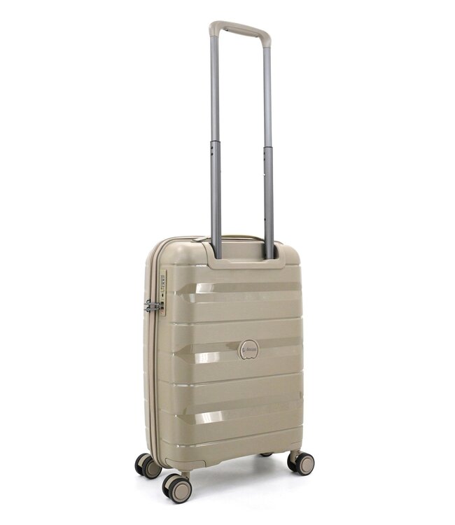 Decent Straight-Line Handbagage koffer Champagne 55x35x20 CM