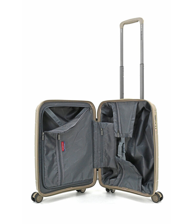 Decent Straight-Line Handbagage koffer Champagne 55x35x20 CM