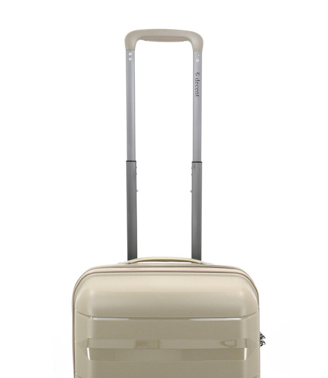 Decent Straight-Line Handbagage koffer Champagne 55x35x20 CM