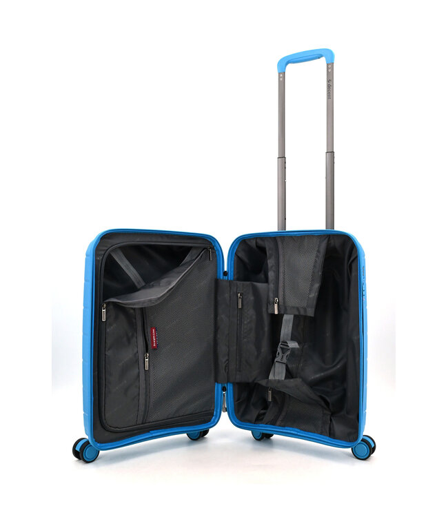 Decent Straight-Line Handbagage koffer Petrol blauw 55x35x20 CM