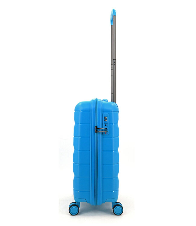 Decent Straight-Line Handbagage koffer Petrol blauw 55x35x20 CM