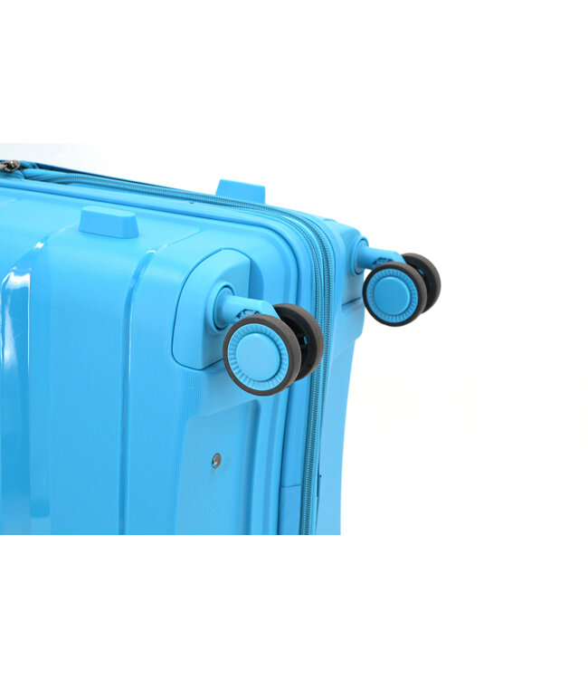 Decent Straight-Line Medium koffer Petrol blauw 65x42x26.5 CM