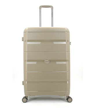 Decent Straight-Line Grote koffer Champagne