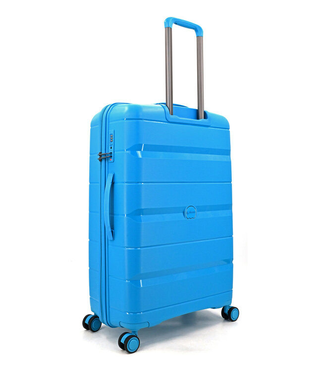 Decent Straight-Line Grote koffer Petrol blauw 76x49x29 CM