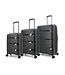 Decent Decent Straight-Line Set de Valises Noir 77x50x31cm