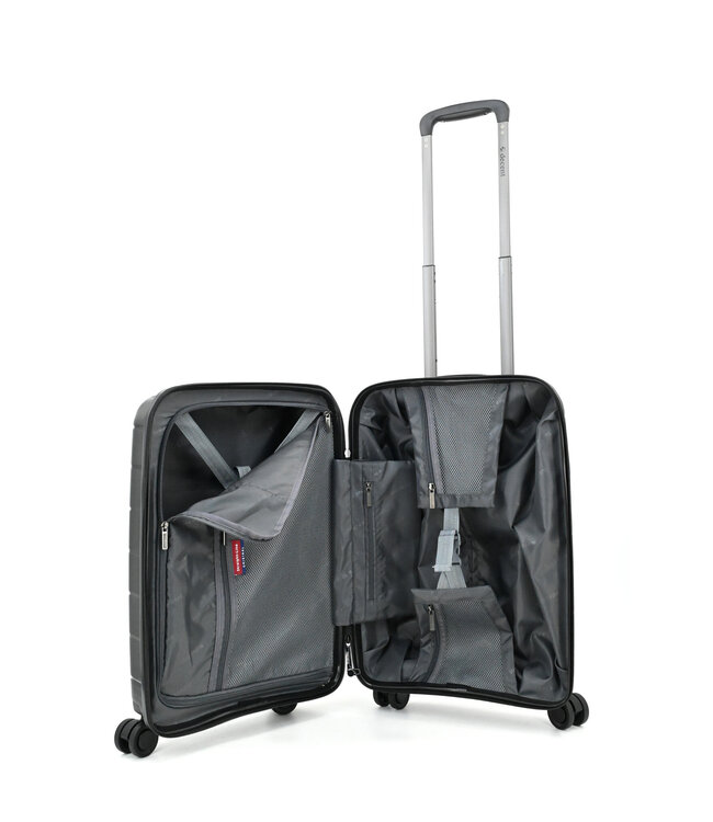 Decent Decent Straight-Line Set de Valises Noir 77x50x31cm