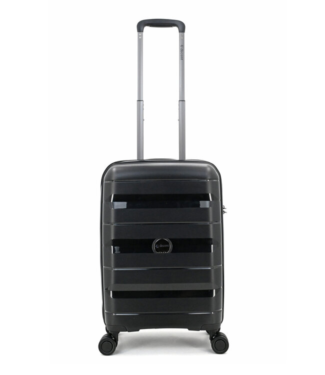 Decent Straight-Line Kofferset Zwart