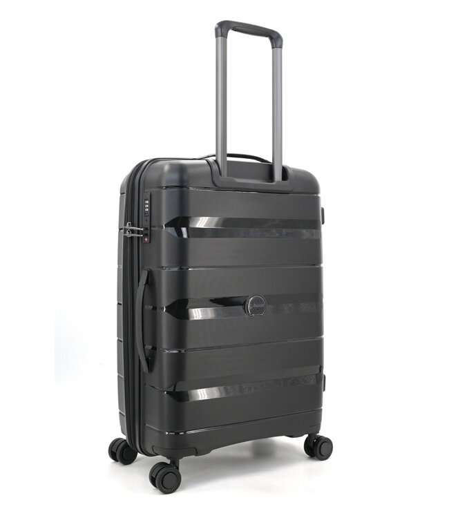 Decent Decent Straight-Line Set de Valises Noir 77x50x31cm