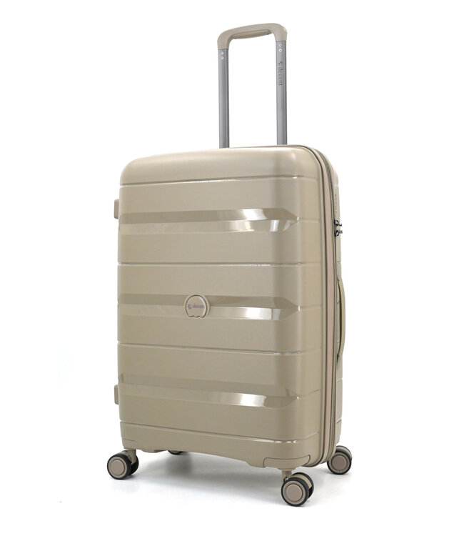 Decent Decent Straight-Line Set de Valises Champagne 77x50x31cm