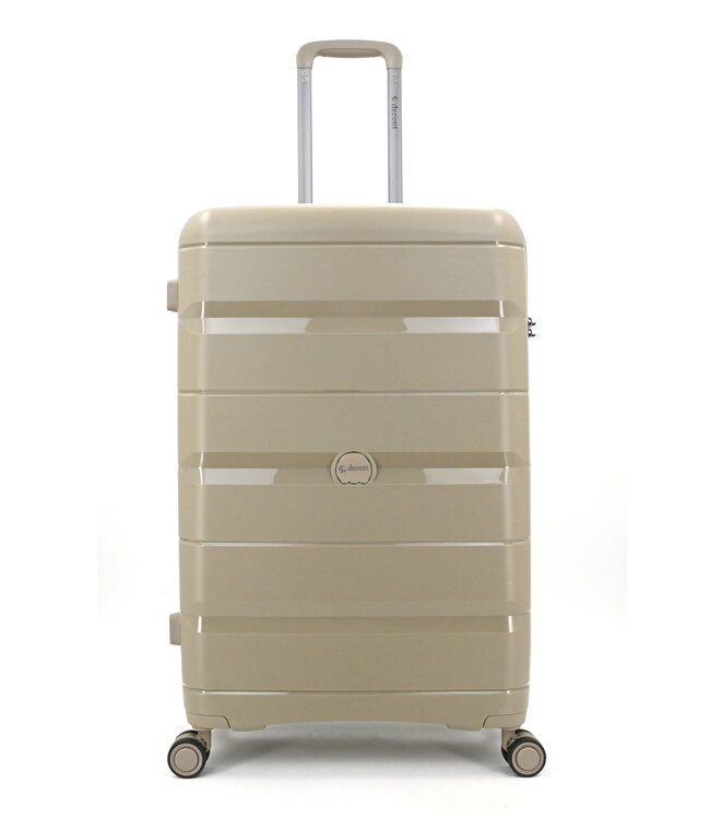 Decent Decent Straight-Line Set de Valises Champagne 77x50x31cm