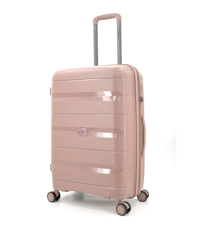 Decent Decent Straight-Line Set de Valises Rose 77x50x31cm