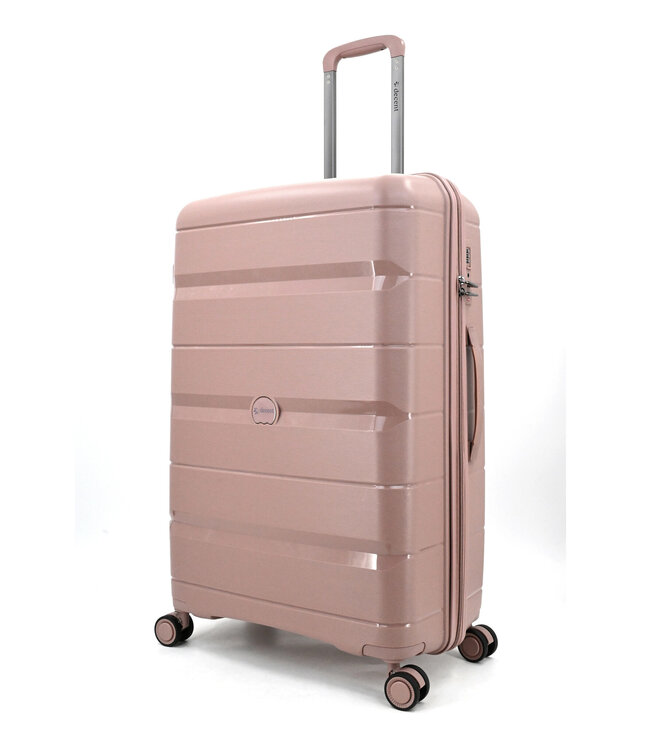 Decent Decent Straight-Line Set de Valises Rose 77x50x31cm