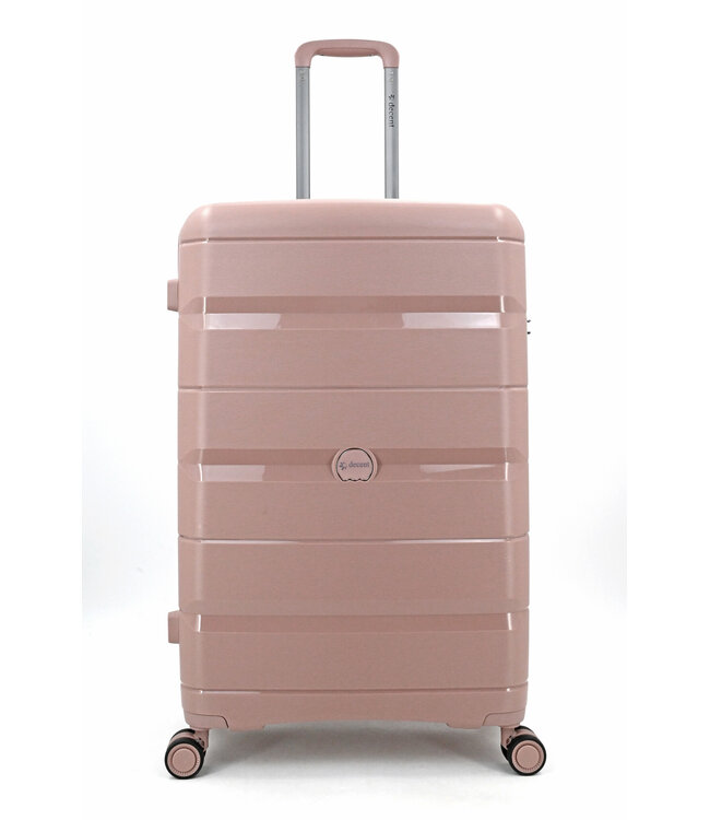 Decent Decent Straight-Line Set de Valises Rose 77x50x31cm