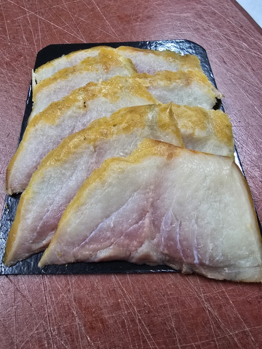 Koudgerookte steurfilet