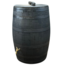 Holz-Regentonne 190 liter Black Edition DeLuxus