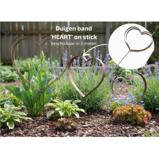Dauben band 'HEART' on stick