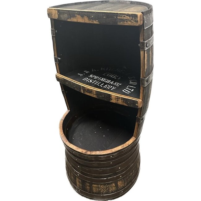 Display / Whiskyschrank 'Lowland' on wheels