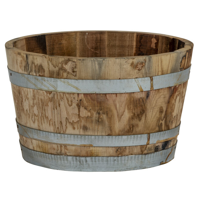 Kübel 'ALENTEJO' Naturel Schrankanienholz