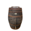 Holz-Regentonne "Port" 250Ltr. -mit los Deckel
