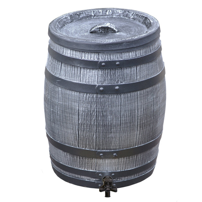 Regentonne Kunststoff 50 l grau 3/4" tap