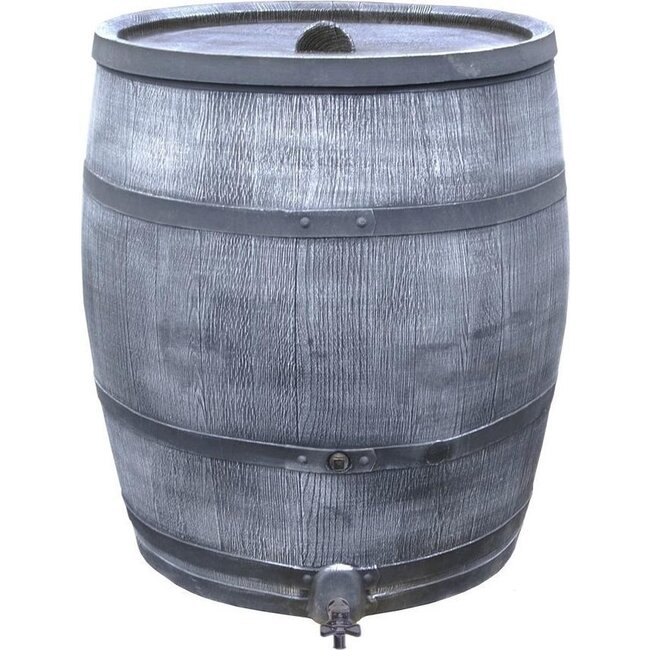 Regentonne Kunststoff 350 l grau 3/4" tap