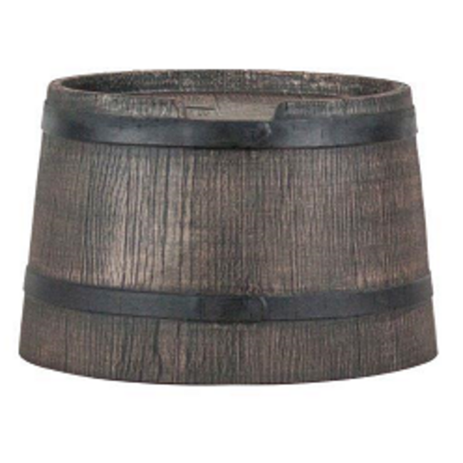 Fuß Regentonne Kunststoff 50+80 l braun