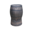 Fuß Regentonne Kunststoff 240 liter braun