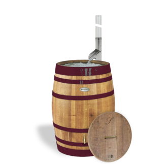 Holz-Regentonne Luxus roten Fassreifen id