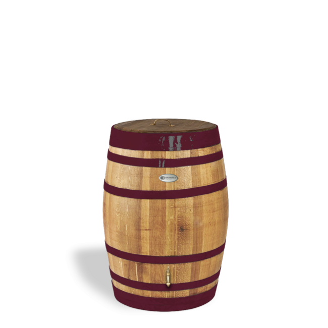 Holz-Regentonne Luxus roten Fassreifen id