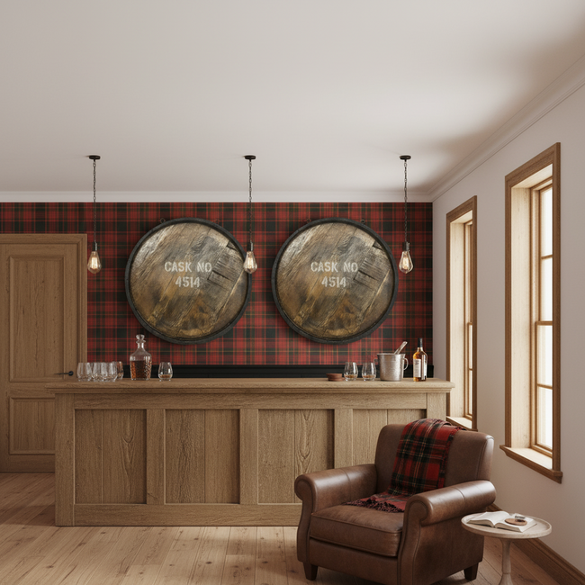 Prestige Cask Tauf weißh Engraving mancave