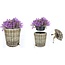 Rotan Regentonne Grau 40 Liter
