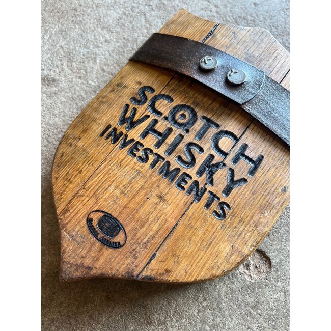 Mancave-Holzschild – konisch zulaufend