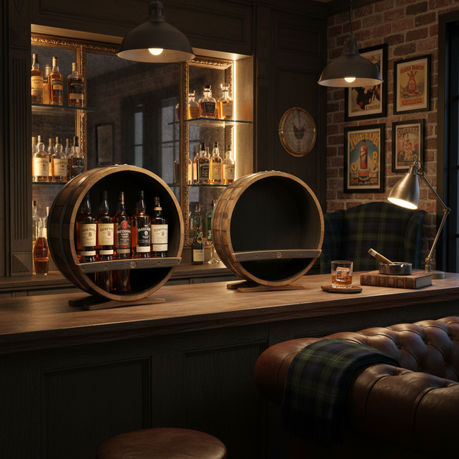 Whisky Fass Display Lowland