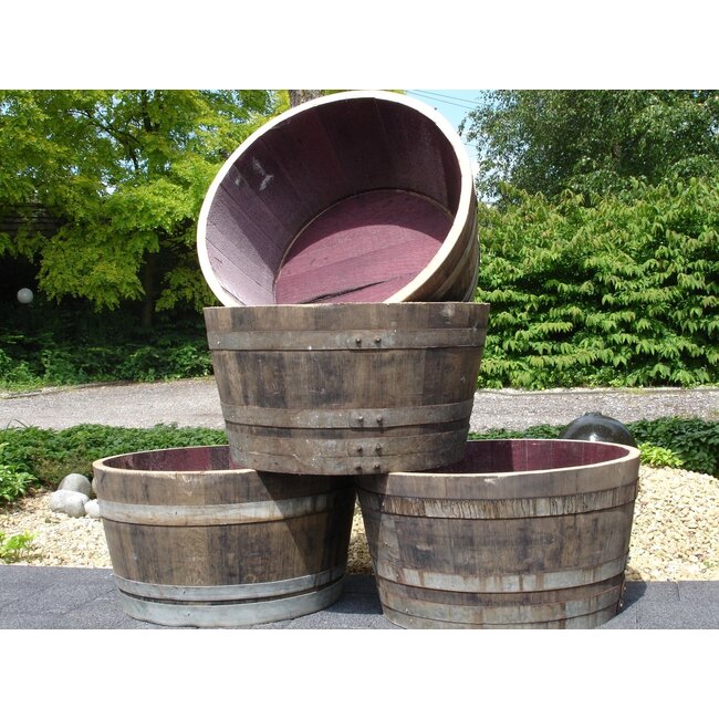 Weinfass-Kübel 1/2 von 225Ltr "Brandy" - Vermietung